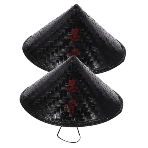 KOMBIUDA 2 Stück Ninja Hut Leichter Handgewebter Cosplay Sonnenhut mit Traditionellem Samurai Design Atmungsaktiv und für Bühnenauftritte Partys und Sonnenschutz KOMBIUDA 2 Stück Ninja Hut Leichter Handgewebter Cosplay Sonnenhut mit Traditionellem Samurai Design Atmungsaktiv und für Bühnenauftritte Partys und Sonnenschutz von KOMBIUDA