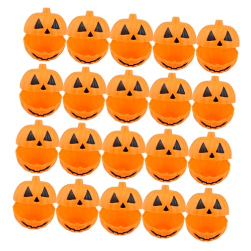 KOMBIUDA 20 Stück Halloween Mini Kürbis Candy Box aus Robustem Offene Süßigkeitenbehälter für Dekorative Pumpkin für Partygeschenke und Festliche Halloween Dekoration KOMBIUDA 20 Stück Halloween Mini Kürbis Candy Box aus Robustem Offene Süßigkeitenbehälter für Dekorative Pumpkin für Partygeschenke und Festliche Halloween Dekoration von KOMBIUDA