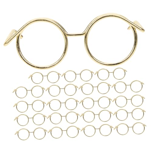 KOMBIUDA 20 Stück Metallbrillen Mini Brillen Für Puppen Brillen Für Versorgungspuppen Mini Brillen Puppenkleidungszubehör Miniatur Brillen Requisiten Puppenbrillen Puppen KOMBIUDA 20 Stück Metallbrillen Mini Brillen Für Puppen Brillen Für Versorgungspuppen Mini Brillen Puppenkleidungszubehör Miniatur Brillen Requisiten Puppenbrillen Puppen von KOMBIUDA