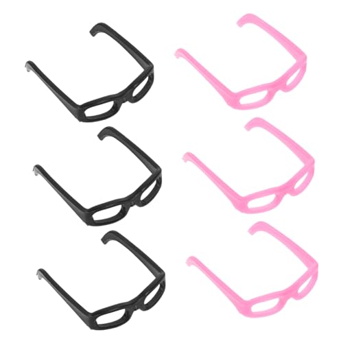 KOMBIUDA Mini-simulationsbrille Für Puppen Puppenhaus-zubehör Deko-Brillen Mini-Brillen-Set Puppen-ankleide-Accessoires von KOMBIUDA
