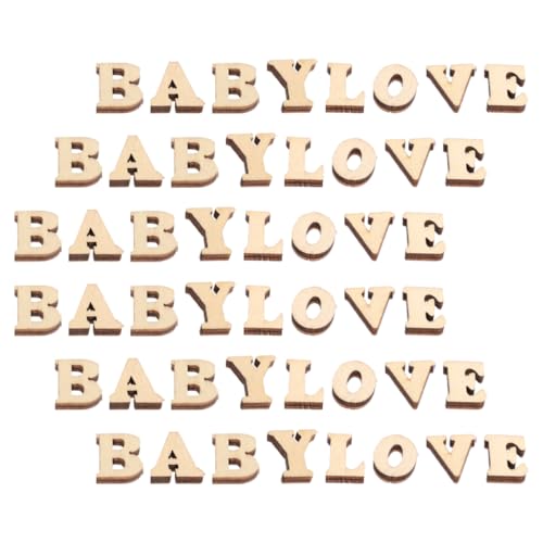 KOMBIUDA 200 Stück Unbemalte Holzbuchstaben Zum Basteln Kleine Buchstaben Für DIY-projekte 15 Mm Holz-Alphabet Für Handwerk Und Dekoration von KOMBIUDA