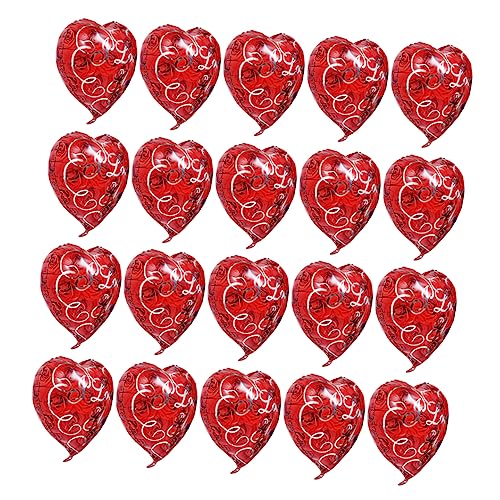 KOMBIUDA Liebesballon 20 Stück Rote Aluminiumfolienballons Für Partys 18 Liebesformen Modische Festliche Atmosphäre KOMBIUDA Liebesballon 20 Stück Rote Aluminiumfolienballons Für Partys 18 Liebesformen Modische Festliche Atmosphäre von KOMBIUDA