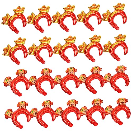 KOMBIUDA 20St Stirnband Ballon ballons balloons balongas dekoringe mall festoon bewegliche Dekoration rosa Dekoration ballonzubehör für das neue jahr Party Gefälligkeiten Aluminiumfolie rot KOMBIUDA 20St Stirnband Ballon ballons balloons balongas dekoringe mall festoon bewegliche Dekoration rosa Dekoration ballonzubehör für das neue jahr Party Gefälligkeiten Aluminiumfolie rot von KOMBIUDA