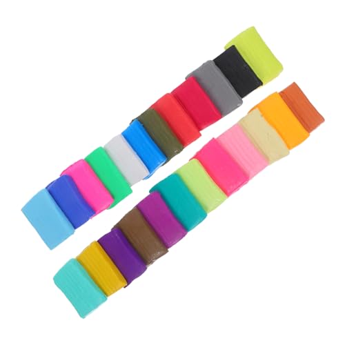 KOMBIUDA 24 Stück Set aus weichem Ton Lufttrockener Ton Lehmbildungskit Ton-Kit Farbenfroher Ton für modellierwerkzeug Modelliermasse DIY Zubehör aus Ton helle Tonfarbe Schaumpulver KOMBIUDA 24 Stück Set aus weichem Ton Lufttrockener Ton Lehmbildungskit Ton-Kit Farbenfroher Ton für modellierwerkzeug Modelliermasse DIY Zubehör aus Ton helle Tonfarbe Schaumpulver von KOMBIUDA