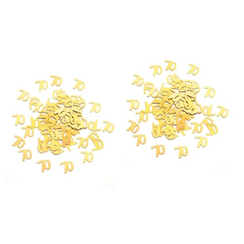 KOMBIUDA 2 Sets Gold Pailletten Geburtstag Konfetti Party Dekorationen Für Jahrestag Hochzeit Firmenveranstaltungen Einzigartige Feier 1200 Stücke * 2 KOMBIUDA 2 Sets Gold Pailletten Geburtstag Konfetti Party Dekorationen Für Jahrestag Hochzeit Firmenveranstaltungen Einzigartige Feier 1200 Stücke * 2 von KOMBIUDA