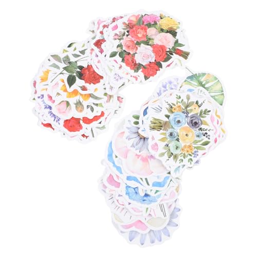 KOMBIUDA 2sätze Selbstklebende Blumenaufkleber Für Scrapbooking Sticker Für -projekte Tagebücher Und Geschenkgestaltung Mit Exzellenter Und Vielfalt von KOMBIUDA
