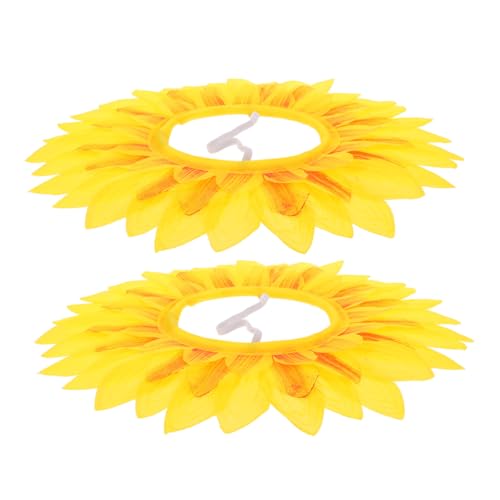 KOMBIUDA 2st Sonnenblumenkopfbedeckung Kleiner Puppenhut Blumenkopfkleidung Geflochtener Lampenschirm Kuchen Hut Sonnenblumenkopfschmuck Topfpflanzendekoration Mini-hut Yellow Seidentuch KOMBIUDA 2st Sonnenblumenkopfbedeckung Kleiner Puppenhut Blumenkopfkleidung Geflochtener Lampenschirm Kuchen Hut Sonnenblumenkopfschmuck Topfpflanzendekoration Mini-hut Yellow Seidentuch von KOMBIUDA