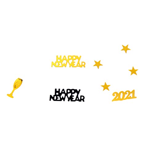 KOMBIUDA 3 Packungen 2021 2021happynewyear Konfetti winterdeko hochzeitsdeko card raumdeko Tischstreuung für das neue Jahr Dekorationen Bausatz 2021 Konfetti Party-Pailletten Plastik KOMBIUDA 3 Packungen 2021 2021happynewyear Konfetti winterdeko hochzeitsdeko card raumdeko Tischstreuung für das neue Jahr Dekorationen Bausatz 2021 Konfetti Party-Pailletten Plastik von KOMBIUDA