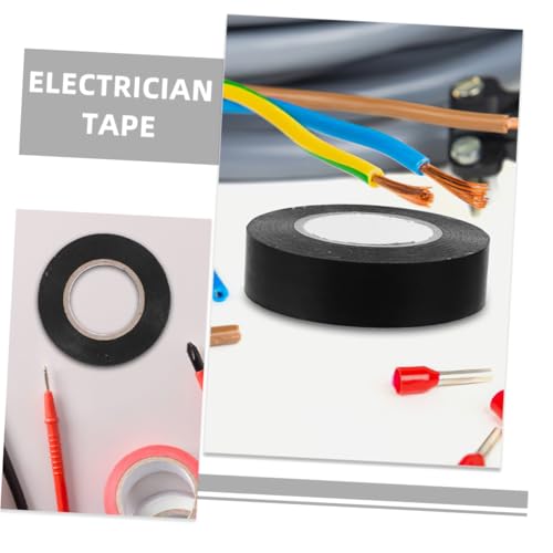 KOMBIUDA 3 Rollen Isolierband Hochtemperaturbeständig Elektriker Klebeband PVC Schutzband Schwarz für Elektroinstallation und Kabelschutz KOMBIUDA 3 Rollen Isolierband Hochtemperaturbeständig Elektriker Klebeband PVC Schutzband Schwarz für Elektroinstallation und Kabelschutz von KOMBIUDA