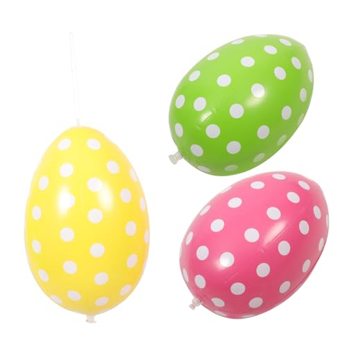 KOMBIUDA 3 Stück Aufblasbare Osterei-Dekoration luftballons aufblasbare Dekorationen Partyballons Zierballons Ballondekoration Ballons Dekoration Eierballons festlicher Ballon PVC KOMBIUDA 3 Stück Aufblasbare Osterei-Dekoration luftballons aufblasbare Dekorationen Partyballons Zierballons Ballondekoration Ballons Dekoration Eierballons festlicher Ballon PVC von KOMBIUDA