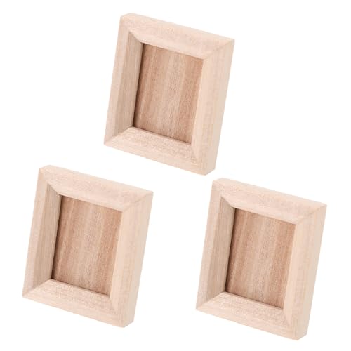 KOMBIUDA 3 Stück Mädchen Bausätze Mini-bilderrahmen Antike Rahmen Puppe Mikro Bilderrahmen Für DIY Miniaturen Häuser Miniatur-fotorahmen Vintage-fotorahmen Holz KOMBIUDA 3 Stück Mädchen Bausätze Mini-bilderrahmen Antike Rahmen Puppe Mikro Bilderrahmen Für DIY Miniaturen Häuser Miniatur-fotorahmen Vintage-fotorahmen Holz von KOMBIUDA