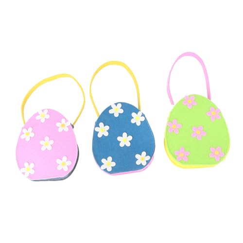 KOMBIUDA 3 Stück Ostern Geschenktüten mit Blumen Handliche Süßigkeiten Taschen für Ostern Dekorative Partybedarf für Fröhliche Festlichkeiten KOMBIUDA 3 Stück Ostern Geschenktüten mit Blumen Handliche Süßigkeiten Taschen für Ostern Dekorative Partybedarf für Fröhliche Festlichkeiten von KOMBIUDA