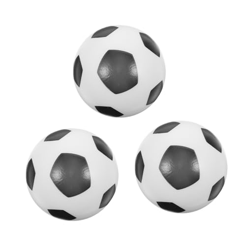 KOMBIUDA 3 Stück Teiliges Mini Stressball Fußball aus PU Schaumstoff Weiche Squeeze Bälle für Party Gastgeschenke Stressabbau und Entspannungsspielzeug von KOMBIUDA
