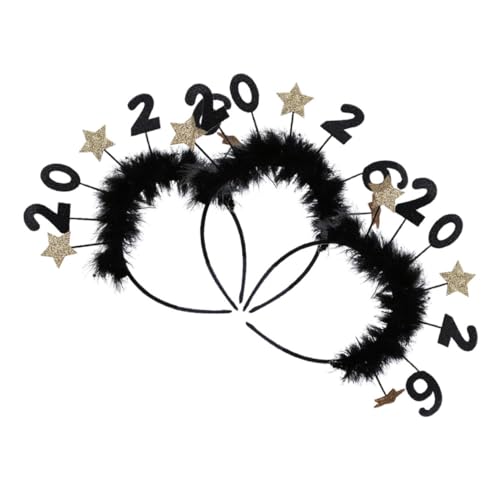 KOMBIUDA 3 Stücke Glitzer Kopfschmuck Silvester Party Haarreifen Stern Tiara Leicht Komfortabel für Junge Mädchen Festliches Partyzubehör Happy Year Feier KOMBIUDA 3 Stücke Glitzer Kopfschmuck Silvester Party Haarreifen Stern Tiara Leicht Komfortabel für Junge Mädchen Festliches Partyzubehör Happy Year Feier von KOMBIUDA