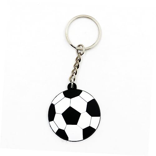 KOMBIUDA 30 Stück Teiliges PVC Sport Schlüsselanhänger mit Fußball Baseball Basketball Volleyball Beachball und Rugby Vielseitige Taschenanhänger und Partygeschenke für Sportfans und von KOMBIUDA