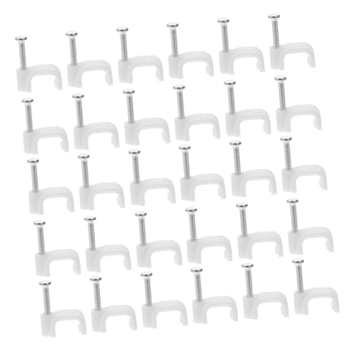 KOMBIUDA 300 Stück Flache Ethernet Kabelhalter für Wandmontage Lautsprecherkabel Klemmen für Zuhause und Industrie KOMBIUDA 300 Stück Flache Ethernet Kabelhalter für Wandmontage Lautsprecherkabel Klemmen für Zuhause und Industrie von KOMBIUDA