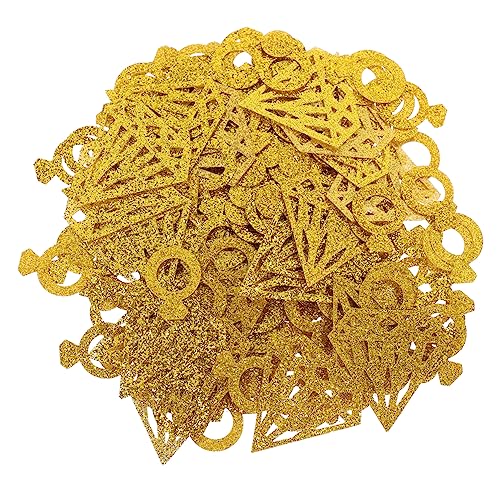 KOMBIUDA 300 Stücke Hochzeit Decor Goldene Form Konfetti Liefert Für Party Feier Und Dekorationen KOMBIUDA 300 Stücke Hochzeit Decor Goldene Form Konfetti Liefert Für Party Feier Und Dekorationen von KOMBIUDA