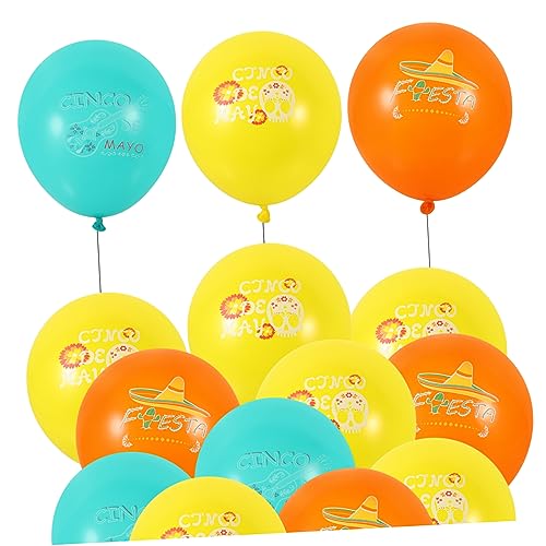 KOMBIUDA 30St mexikanischer Ballon Ballondekoration ballons karnawal Party-Ballon-Arrangement gasballon Fiesta festlicher Ballon Party-Ballon- Latexballon Hintergrundballon Emulsion KOMBIUDA 30St mexikanischer Ballon Ballondekoration ballons karnawal Party-Ballon-Arrangement gasballon Fiesta festlicher Ballon Party-Ballon- Latexballon Hintergrundballon Emulsion von KOMBIUDA