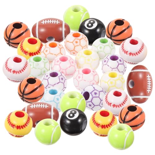 KOMBIUDA 350stücke Perlen Bunte Spacer Beads Für Schmuckherstellung Für Armbänder Und Plastikmaterial Einfache Handhabung von KOMBIUDA
