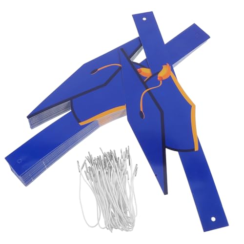 KOMBIUDA 36St Doktorhut aus Papier für die Abschlussfeier Abschlusskappe Grad Hüte Abschlussfeier schmückt Absolventen Abschlusshut aus Papier Abschlussfeierhüte Blue KOMBIUDA 36St Doktorhut aus Papier für die Abschlussfeier Abschlusskappe Grad Hüte Abschlussfeier schmückt Absolventen Abschlusshut aus Papier Abschlussfeierhüte Blue von KOMBIUDA