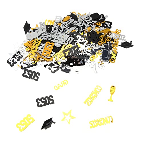 KOMBIUDA 4 Abschluss Konfetti party sachen party supplies Tischdeko für Absolventenfeier party accessoires Partyversorgung Mittelstücke Konfetti für Abschlussfeier Abschlussstreuungen PVC KOMBIUDA 4 Abschluss Konfetti party sachen party supplies Tischdeko für Absolventenfeier party accessoires Partyversorgung Mittelstücke Konfetti für Abschlussfeier Abschlussstreuungen PVC von KOMBIUDA