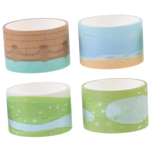 KOMBIUDA 4 Rollen Washi-tape Zum Basteln Scrapbook-planer Filigrane Planer Diy-washi-tapes KOMBIUDA 4 Rollen Washi-tape Zum Basteln Scrapbook-planer Filigrane Planer Diy-washi-tapes von KOMBIUDA