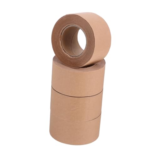 KOMBIUDA 4 Rollen Wasseraktiviertes Paketband Beschreibbares Reißfestes Kraftpapier Klebeband Temperaturbeständig Selbstklebend Umweltfreundlich Stark Haftend für Versand und Verpackung KOMBIUDA 4 Rollen Wasseraktiviertes Paketband Beschreibbares Reißfestes Kraftpapier Klebeband Temperaturbeständig Selbstklebend Umweltfreundlich Stark Haftend für Versand und Verpackung von KOMBIUDA