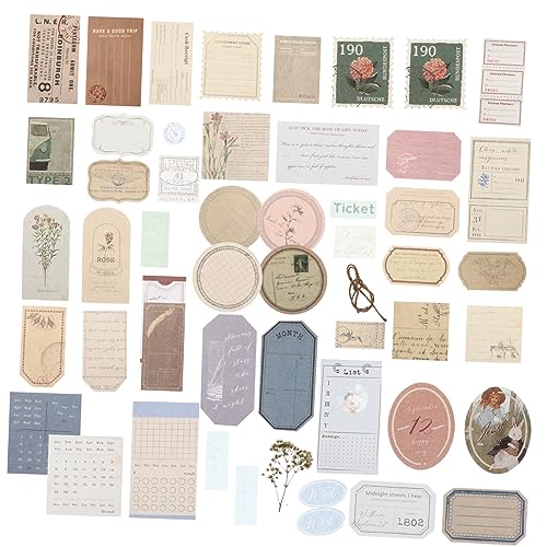 KOMBIUDA 4 Sets Von Vintage Scrapbook Sticker Briefmarken Retro Dekorative Papieraufkleber Diverse Stile Zufälliger Stil KOMBIUDA 4 Sets Von Vintage Scrapbook Sticker Briefmarken Retro Dekorative Papieraufkleber Diverse Stile Zufälliger Stil von KOMBIUDA