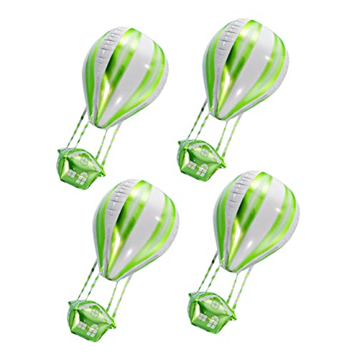KOMBIUDA 4 Stück Ballon aus Aluminiumfolie Luft heiße Dekorationen Ballonaufblasgerät elektrisch 4d hochzeitslaken hochzeitsbingo Babytragetuch kinderspielzeug Geburtstagsfeier Ballon Green KOMBIUDA 4 Stück Ballon aus Aluminiumfolie Luft heiße Dekorationen Ballonaufblasgerät elektrisch 4d hochzeitslaken hochzeitsbingo Babytragetuch kinderspielzeug Geburtstagsfeier Ballon Green von KOMBIUDA