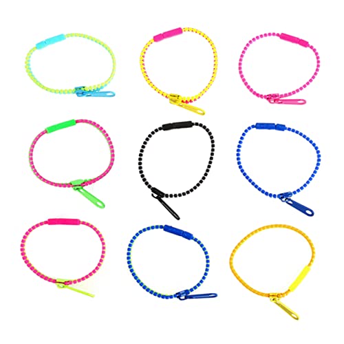 KOMBIUDA 4 Stück Fashion Zipper Armbänder für Partys Trendige Freundschaftsarmbänder Partygeschenk Farben Perfektes Zubehör für Kindergeburtstagsfeiern Stressabbau und KOMBIUDA 4 Stück Fashion Zipper Armbänder für Partys Trendige Freundschaftsarmbänder Partygeschenk Farben Perfektes Zubehör für Kindergeburtstagsfeiern Stressabbau und von KOMBIUDA