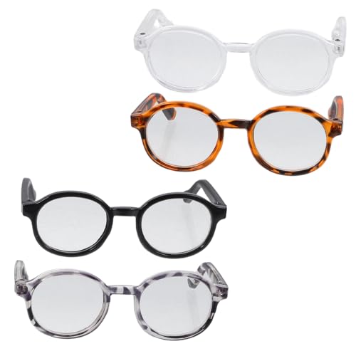 KOMBIUDA 4 Stück Gläser puppenzubehör Puppen zubehör für Puppen Mini-Brille Miniaturpuppenbrille Spielzeugbrillen für Puppen Kostümzubehör für Minipuppen Puppenbrillen Plastik KOMBIUDA 4 Stück Gläser puppenzubehör Puppen zubehör für Puppen Mini-Brille Miniaturpuppenbrille Spielzeugbrillen für Puppen Kostümzubehör für Minipuppen Puppenbrillen Plastik von KOMBIUDA