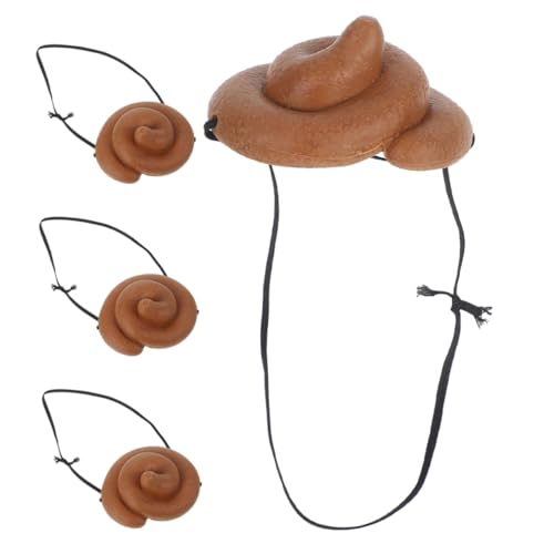KOMBIUDA 4 Stück Lustige Kostüm Deko mit Drecksau Augenpatch für Party Cosplay und Maskerade für Männer und Frauen Festivalbedarf von KOMBIUDA