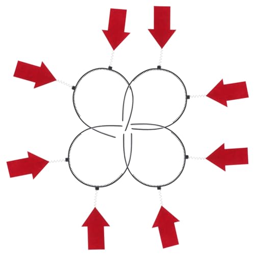 KOMBIUDA 4 Stück Lustiger Haarreifen Leichter Party Haarreif für Fotorequisiten Karneval Cosplay Halloween Witziges Accessoire für Frauen und Mädchen von KOMBIUDA