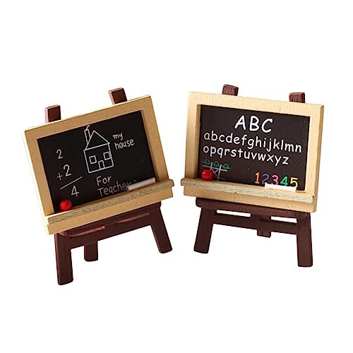 KOMBIUDA 4 Stück Puppenhaus Staffelei sicherheitsleine für kinderknallzeug Toys Mikrospielzeug Mini-Zubehör Miniaturtafel Mikrolandschafts-Tafelspielzeug Holz KOMBIUDA 4 Stück Puppenhaus Staffelei sicherheitsleine für kinderknallzeug Toys Mikrospielzeug Mini-Zubehör Miniaturtafel Mikrolandschafts-Tafelspielzeug Holz von KOMBIUDA