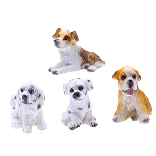 KOMBIUDA 4 Stück Simulationshund home decor wohnungsdeko home dekoration Dekoratives Hundemodell Cupcake-Topper mit Hund Tierfiguren für Kleinkinder 1-3 Mini-Tierfiguren Harz KOMBIUDA 4 Stück Simulationshund home decor wohnungsdeko home dekoration Dekoratives Hundemodell Cupcake-Topper mit Hund Tierfiguren für Kleinkinder 1-3 Mini-Tierfiguren Harz von KOMBIUDA
