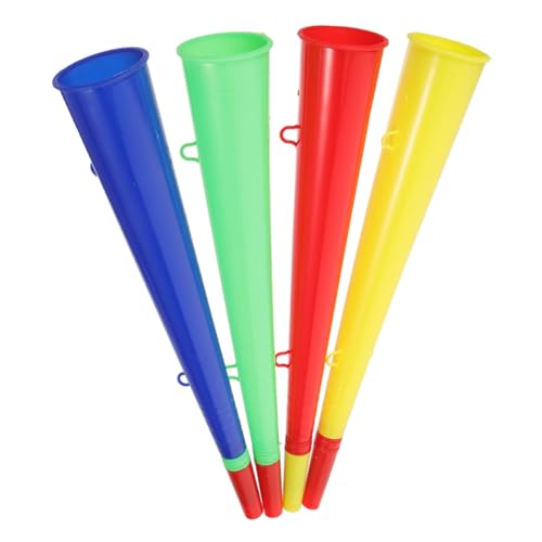 KOMBIUDA 4 Stück Spiel Hörner Musical Sport Lustige Trompeten Partyhorn Fußball Stadion Horn Leuchtendes Wildhorn Trompete Jubelnde Requisiten Fußballparty Bevorzugt Plastik KOMBIUDA 4 Stück Spiel Hörner Musical Sport Lustige Trompeten Partyhorn Fußball Stadion Horn Leuchtendes Wildhorn Trompete Jubelnde Requisiten Fußballparty Bevorzugt Plastik von KOMBIUDA