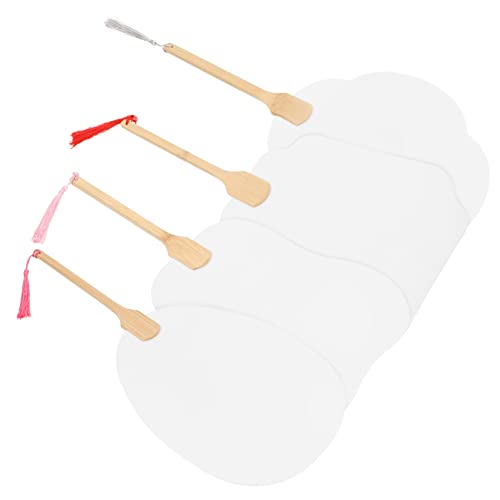 KOMBIUDA 4 Stück Teiliges DIY Graffiti Fächer Unfertige Handfächer aus Papier für Kreative Malprojekte für Hochzeiten und Heimdekoration KOMBIUDA 4 Stück Teiliges DIY Graffiti Fächer Unfertige Handfächer aus Papier für Kreative Malprojekte für Hochzeiten und Heimdekoration von KOMBIUDA