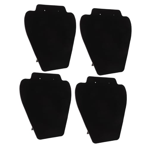 KOMBIUDA 4 Stücke Samt Halskette Staffelei Veranstalter Halskette Display Steht Ohrring Rack Moderne Schmuck Für Shop von KOMBIUDA