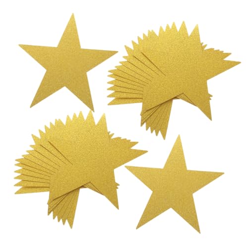 KOMBIUDA 48 Stück Doppelseitige Glitzerpapiersterne Zum Ausschneiden Für Pinnwand Handschriften Kritzeln Und Partydekorationen KOMBIUDA 48 Stück Doppelseitige Glitzerpapiersterne Zum Ausschneiden Für Pinnwand Handschriften Kritzeln Und Partydekorationen von KOMBIUDA