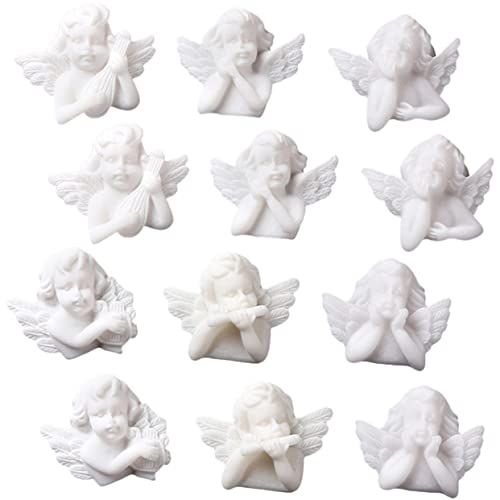 KOMBIUDA 48 Stück Kleine Engel Accessoires Sammelalbum Charms Miniaturfiguren Zum Basteln Engel Anhänger Perlen Barock Miniatur Dekoration Weiß Figur Haarspange Charms KOMBIUDA 48 Stück Kleine Engel Accessoires Sammelalbum Charms Miniaturfiguren Zum Basteln Engel Anhänger Perlen Barock Miniatur Dekoration Weiß Figur Haarspange Charms von KOMBIUDA