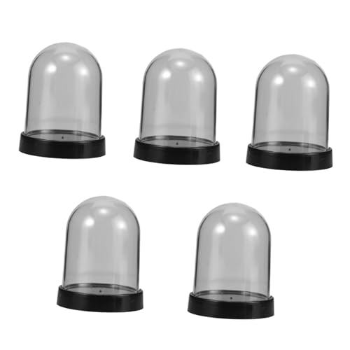 KOMBIUDA 5 Sets Miniatur Cloche Kuppeln Kunststoff Anlage Kuppeln Glocke Gläser Display Fällen KOMBIUDA 5 Sets Miniatur Cloche Kuppeln Kunststoff Anlage Kuppeln Glocke Gläser Display Fällen von KOMBIUDA