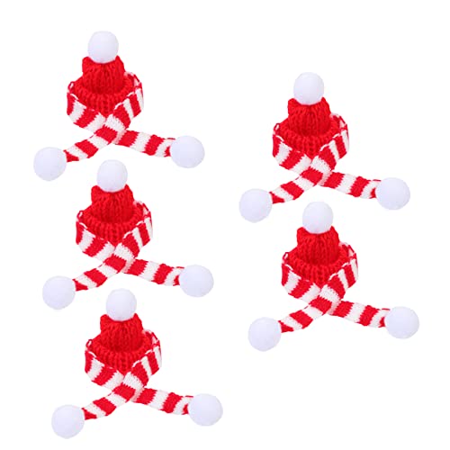 KOMBIUDA 5 Sätze Weihnachtsminimütze Flaschenverschluss Flaschentrichter Miniatur-weihnachtshüte Wein Herzliche Flasche Weihnachtsflaschenhut Weihnachtshaarnadel Geführter Hut Getränk Garn KOMBIUDA 5 Sätze Weihnachtsminimütze Flaschenverschluss Flaschentrichter Miniatur-weihnachtshüte Wein Herzliche Flasche Weihnachtsflaschenhut Weihnachtshaarnadel Geführter Hut Getränk Garn von KOMBIUDA