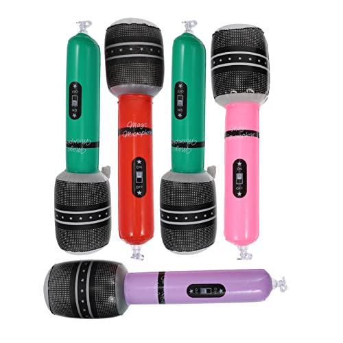 KOMBIUDA 5 Stück Kindermikrofon Spielzeugmikrofone Mikrofon Partygeschenk Mikrofon Spielmikrofone Kinderspielzeug Mikrofone Gefälschtes Aufblasbares Mikrofon Zufällige Farbe KOMBIUDA 5 Stück Kindermikrofon Spielzeugmikrofone Mikrofon Partygeschenk Mikrofon Spielmikrofone Kinderspielzeug Mikrofone Gefälschtes Aufblasbares Mikrofon Zufällige Farbe von KOMBIUDA