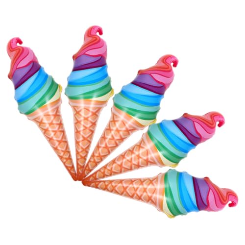 KOMBIUDA Aufblasbare Eistüten Spielzeug Lustige Partydekoration Wiederverwendbar Pvc Einfach Mit Luftpumpe Befüllen Für Sommerfeste KOMBIUDA Aufblasbare Eistüten Spielzeug Lustige Partydekoration Wiederverwendbar Pvc Einfach Mit Luftpumpe Befüllen Für Sommerfeste von KOMBIUDA