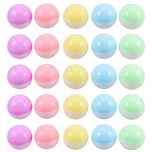 KOMBIUDA 50 Stück Bunte Leere Runde Behälter für Süßigkeiten und Partygeschenke für Diy Projekte und Spielzeugautomaten Je Grün Blau Gelb KOMBIUDA 50 Stück Bunte Leere Runde Behälter für Süßigkeiten und Partygeschenke für Diy Projekte und Spielzeugautomaten Je Grün Blau Gelb von KOMBIUDA