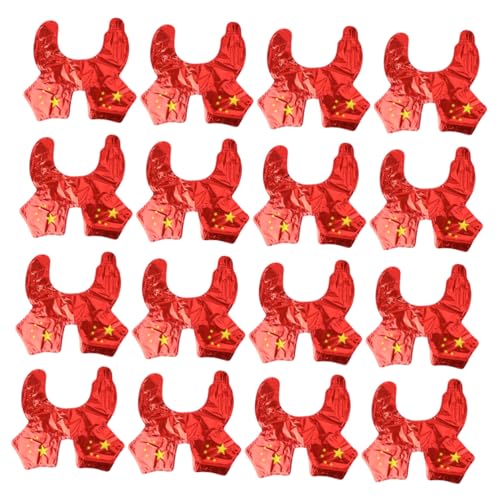 KOMBIUDA 50 Stück Festivalbedarf Luftballons Ballon-haarreifen Haarballons Tragbarer Ballon Partyballons Ballons Haarreifen Foto -requisiten Hochwertiges Nylon-aluminium-folienmaterial von KOMBIUDA