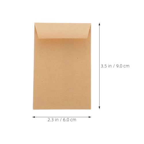 KOMBIUDA 50 Stück Kraftpapier Umschläge Selbstklebend Kleine Samenumschläge mit Beschriftungsfläche Feuchtigkeitsgeschützt für Saatgutaufbewahrung und Kleine Gegenstände KOMBIUDA 50 Stück Kraftpapier Umschläge Selbstklebend Kleine Samenumschläge mit Beschriftungsfläche Feuchtigkeitsgeschützt für Saatgutaufbewahrung und Kleine Gegenstände von KOMBIUDA