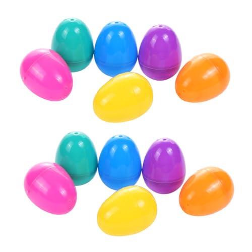 KOMBIUDA 50 Stück Ostereier Spielzeugeier Eierfüller Für Eierkartons Masse Ostern Gefüllte Eier Große Osterkörbe Leer -süßigkeiten-boxen Geschenkboxen Zu Ostern Plastik von KOMBIUDA