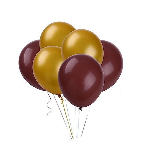 KOMBIUDA 50 Stück Runder Ballon Heliumballons Aus Latex Metallisch-goldene Luftballons Latexballons Goldmatter Ballon Goldener Latexballon Schmücken Dekor Partyballon Hochzeit von KOMBIUDA