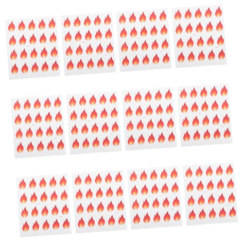 KOMBIUDA 500 STK. Flammenaufkleber Feuer Aufkleber Dekorative Etiketten Für Gläser Kleine Etikettenaufkleber Etikettenaufkleber Für Gläser Küchenetiketten Für Behälter Flammenaufkleber PVC KOMBIUDA 500 STK. Flammenaufkleber Feuer Aufkleber Dekorative Etiketten Für Gläser Kleine Etikettenaufkleber Etikettenaufkleber Für Gläser Küchenetiketten Für Behälter Flammenaufkleber PVC von KOMBIUDA